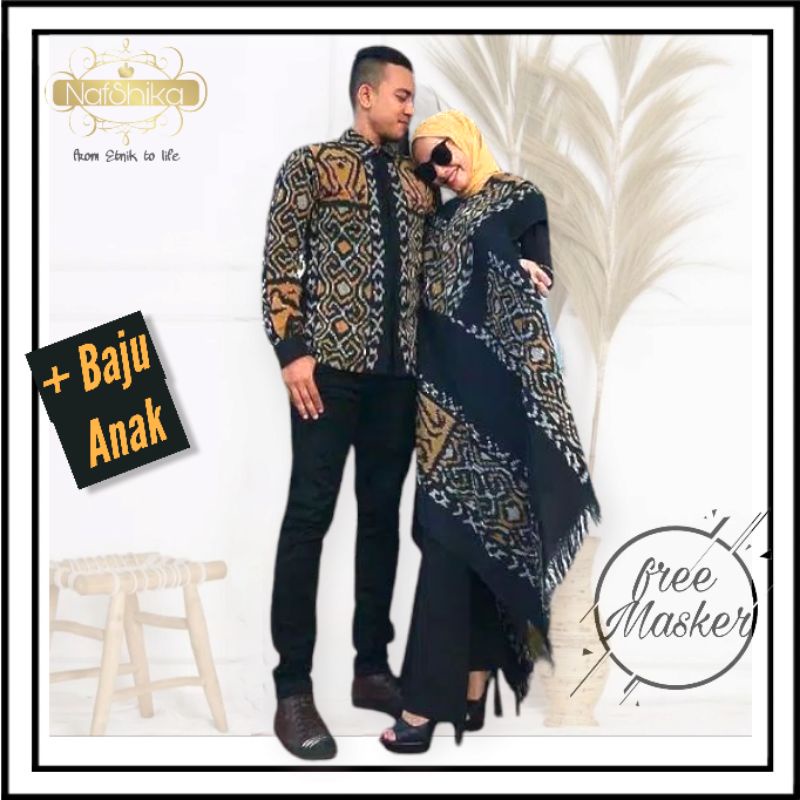 Tenun Couple - Baju Tenun Couple, Couple Tenun, Couple Etnik Prewedding, Kondangan, Pasangan, Jepara