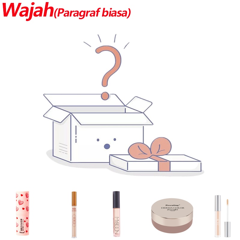 【❓❓Gaya Acak❓❓】2pcs Cat Kuku / kutek / Masker Bibir / Eyeliner / Pensil Alis / Palet Eyeshadow-baik alat kosmetik atau kosmetik