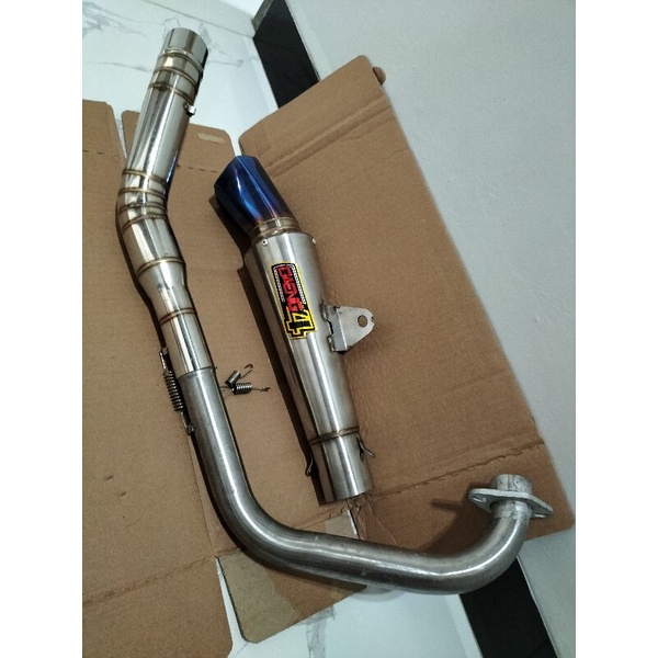 knalpot daeng 4 segi6 bluemon pnp Vixion old Vixion new