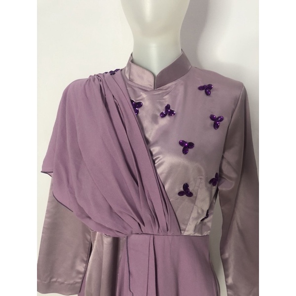Dress  kondangan lilac