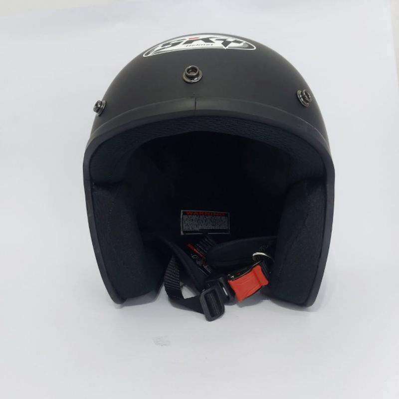 Helm Bogo Classic Full Leher Sky