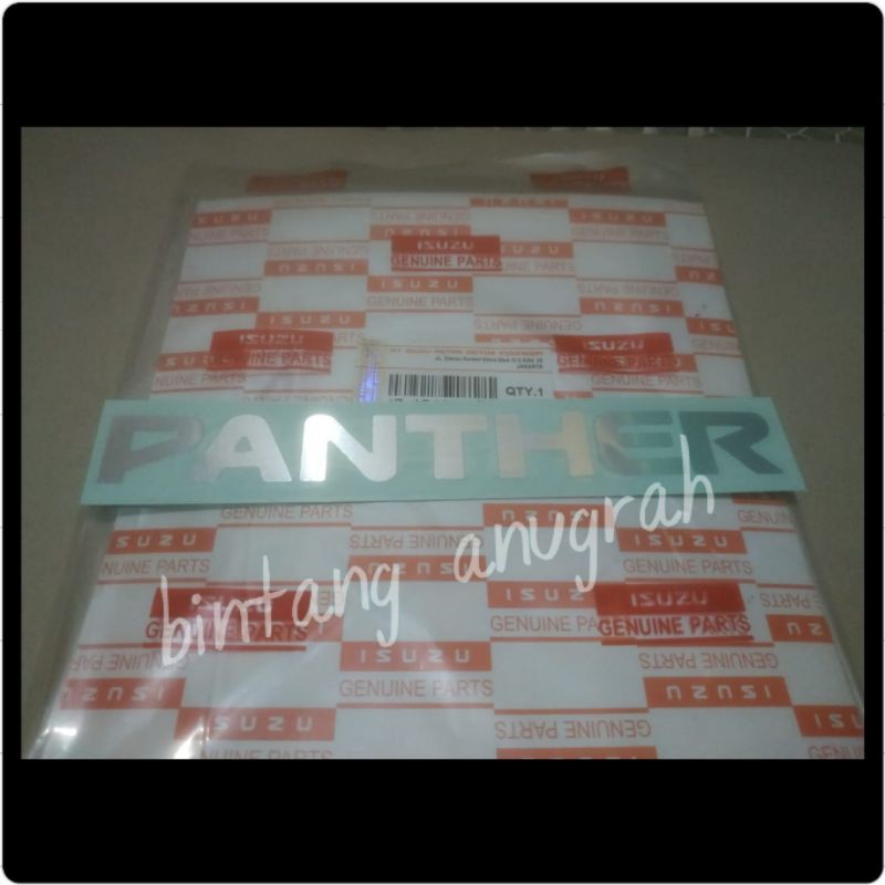 

Stiker Tulisan Panther