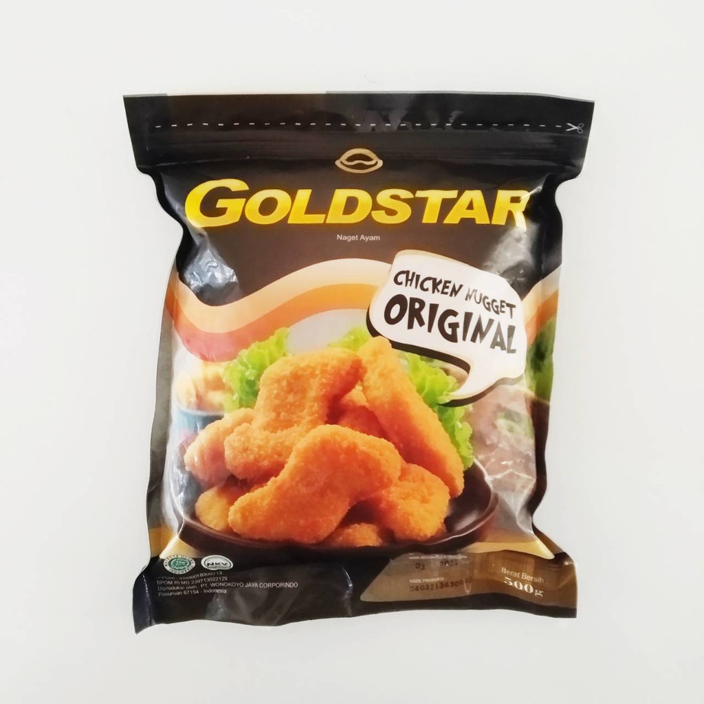 

GOLDSTAR Chicken Nugget Original 500gr