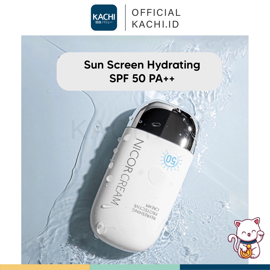 KACHI - NICOR Sunblock Sun Block Protection Sunscreen UV SPF 50 + Wajah Dan Badan XX011