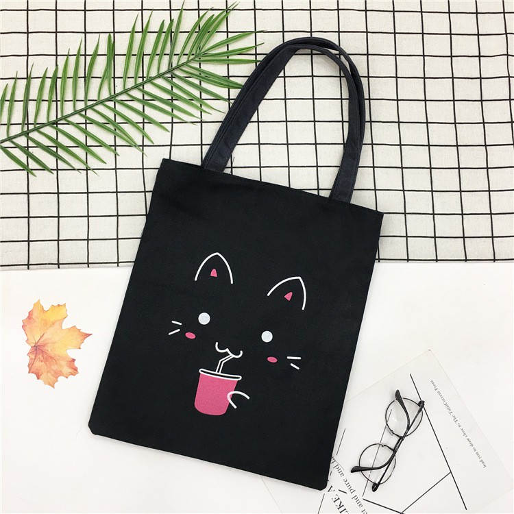 [DIKIRIM DARI JAKARTA] TOTEBAG KANVAS IMPORT JAKARTA HEWAN SERIES (COD Jakarta)