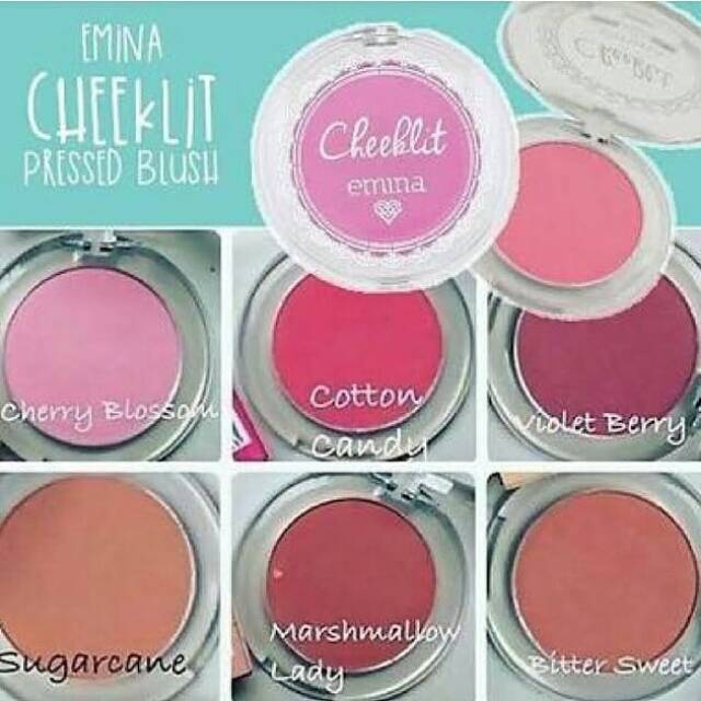 ❤️ MEMEY ❤️ EMINA Cheek lit Pressed powder Blush