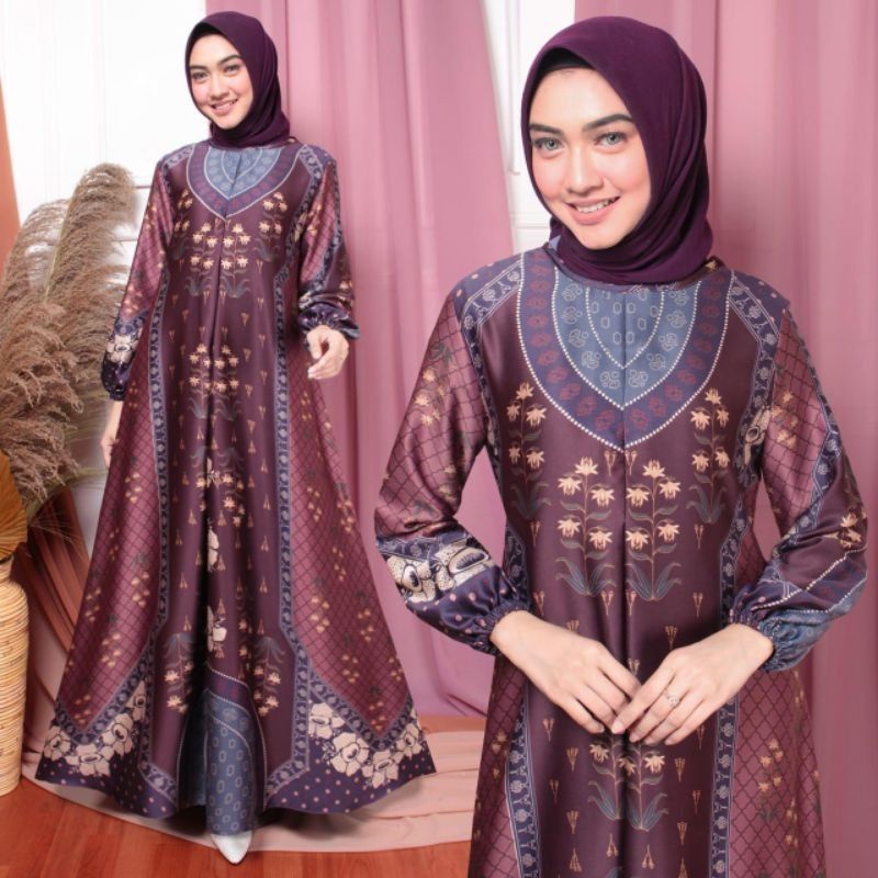 GAMIS DIOR SILK PREMIUM//Gamis Dior Silk Original//Gamis muslim Mewah//