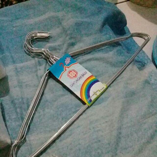 Hanger Kawat Isi 10pcs