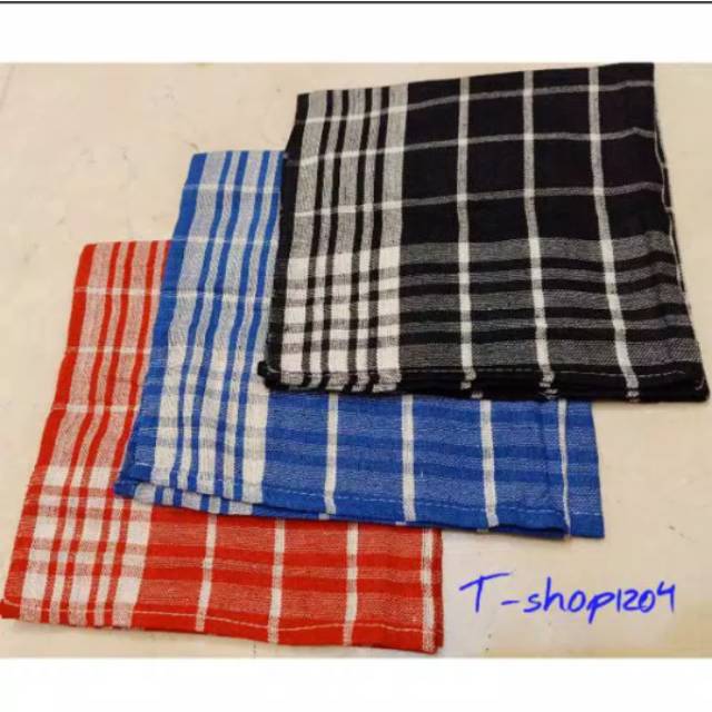 SERBET DAPUR LAP TANGAN LAP PIRING KAIN LAP KOTAK-KOTAK