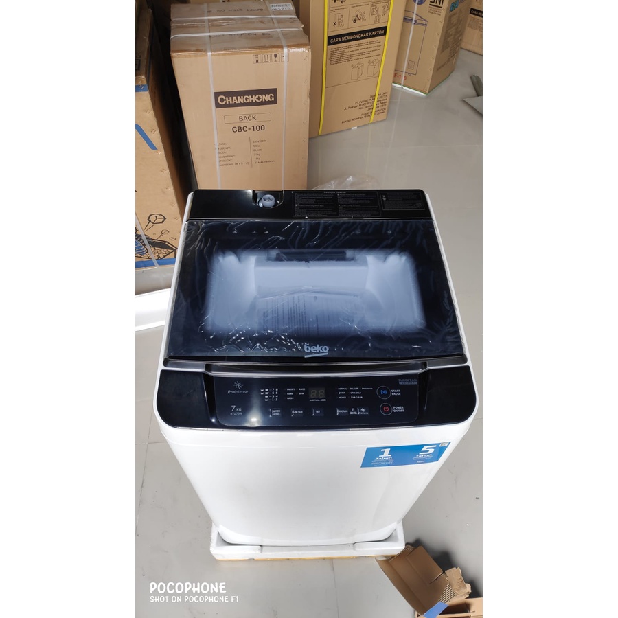 PROMO MESIN CUCI BEKO TOP LOAD 7 KG BTU7086W BTU 7086W TOP LOADING