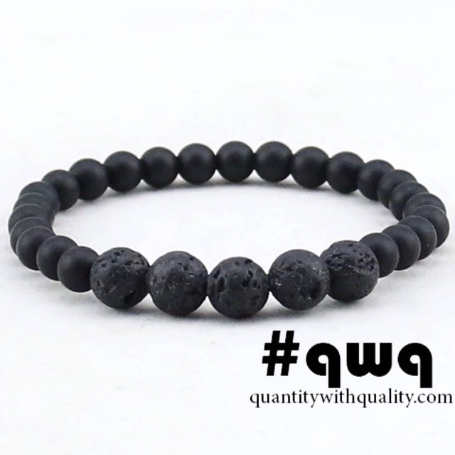 gelang batu lava stone merapi indonesia jogja essential oil beads craft aksesoris supplier grosir