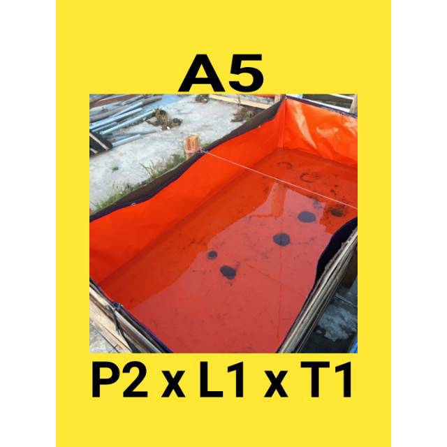TERPAL KOLAM KOTAK/TERPAL KOLAM LELE/KOLAM TERPAL 2X1X1 A5