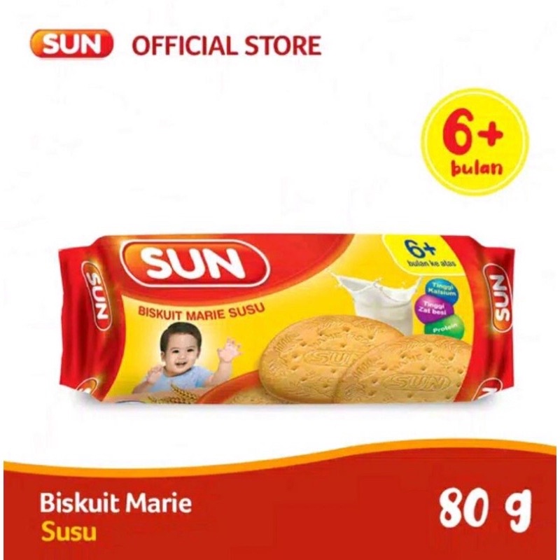 Sun Biskuit Marie Susu