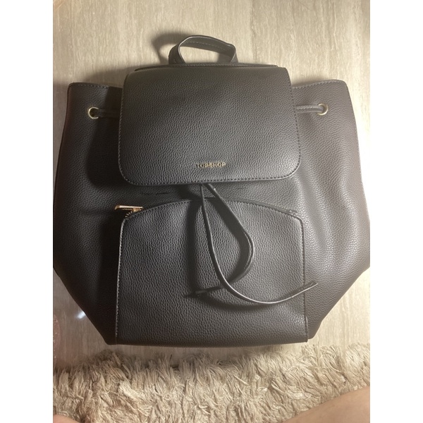 Topshop black backpack