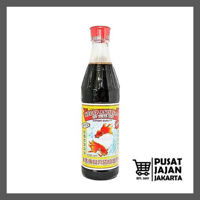 

Kecap Asin No. 1 Cu Tung Hin Cap 2 Ikan Koki Asli Tangerang Soy Sauce Export Quality