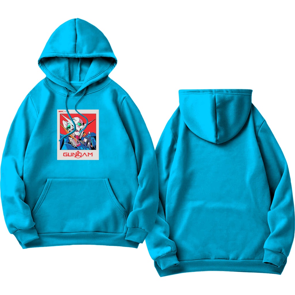 BRIGO Jumper Hoodie GUNDAM II Sweater Hoodie BRIGO GUNDAM Sablon DTF Fleece Cotton II SIZE M-XXL (Pria &amp; Wanita) Free stiker&amp;Gantungan Kunci