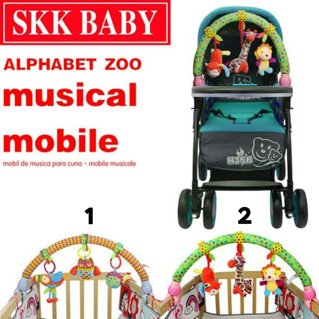 Alphabet Zoo Musical Mobile - SKK Baby