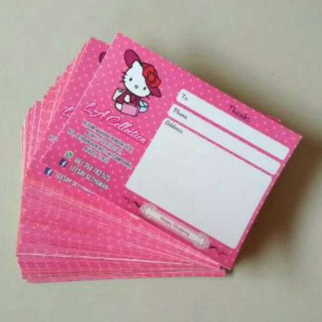 

Label pengiriman Olshop