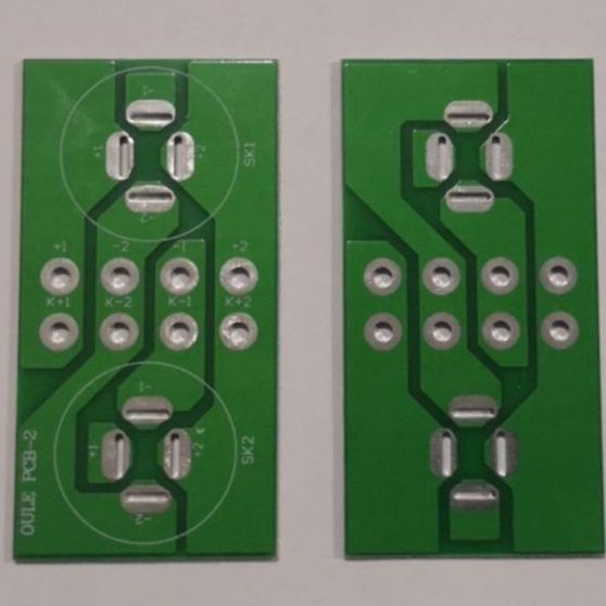 PS2 pcb speakon 68 mm x 34 mm spikon speaker terminal input amplifier box speaker speacon spicon spe