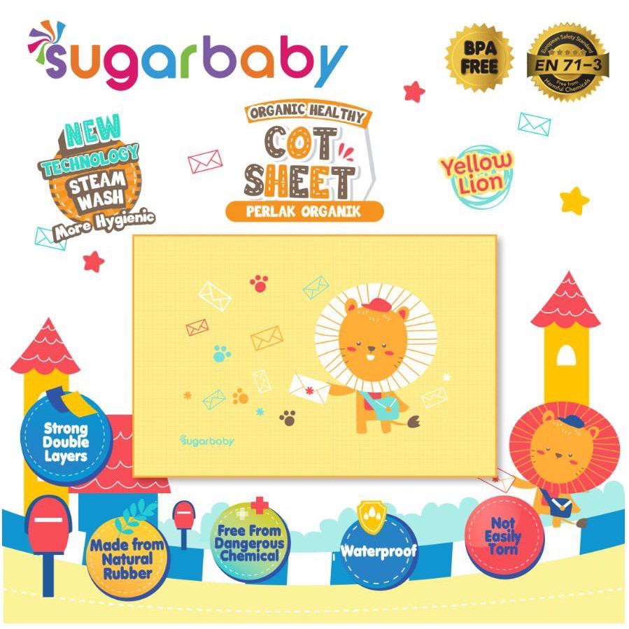 [PACKING PLASTIK] Perlak Ompol Bayi Karet Sugar Baby / Perlak Bayi Sugar Baby