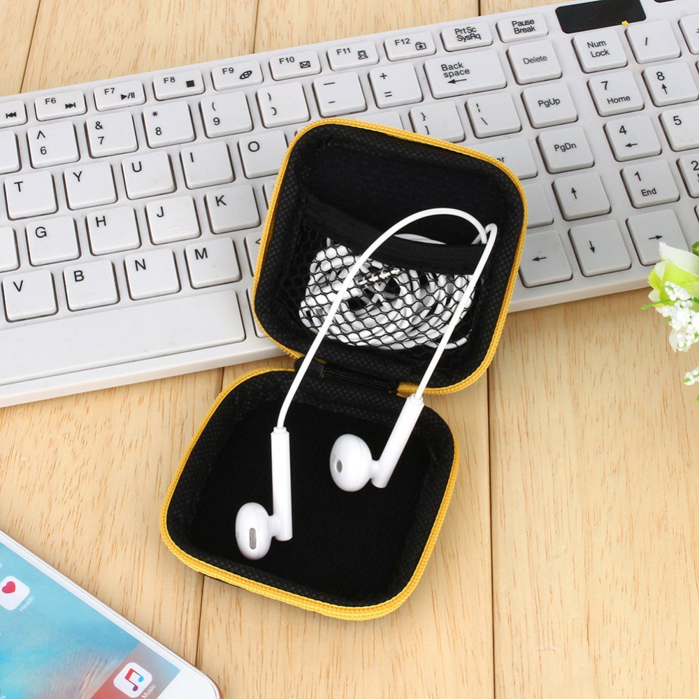 Earphone case/ Kotak penyimpanan Earphone Size S - MIKHAMART