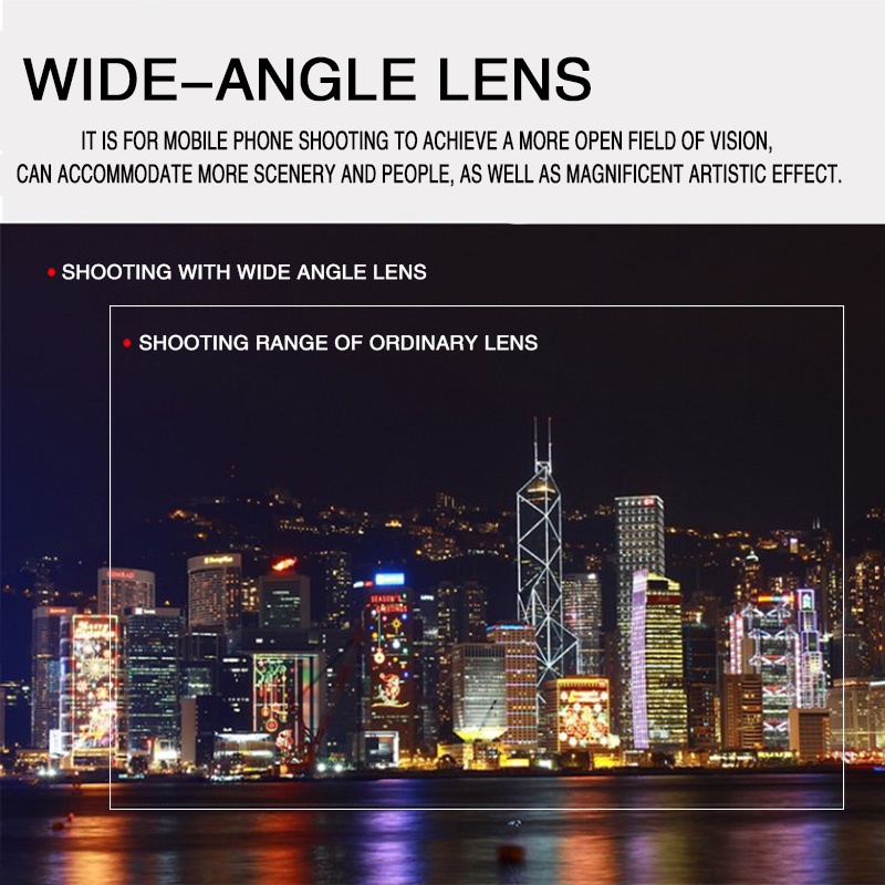 3 In 1 Lensa Kamera Fisheye Makro Wide Angle Universal Dengan Klip Untuk Handphone