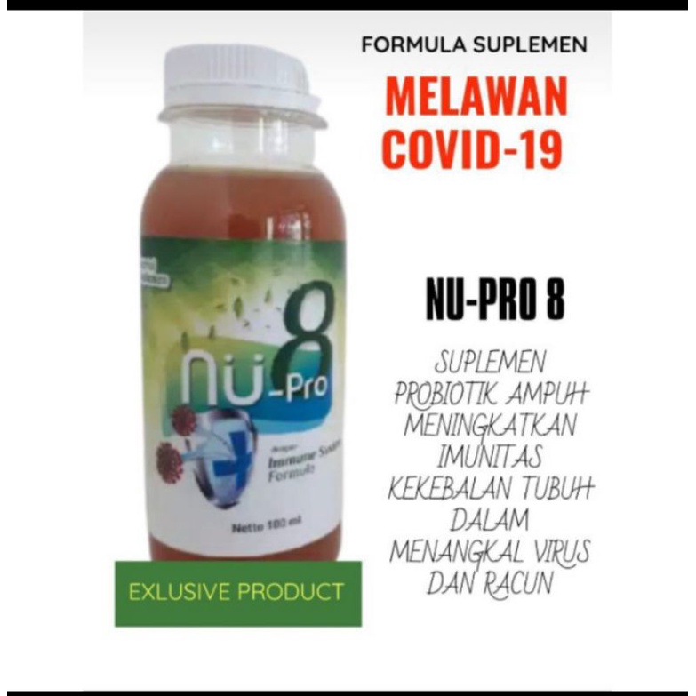 Nu Pro 8 Suplemen Probiotik Immune System Mencegah dan Menangkal Virus