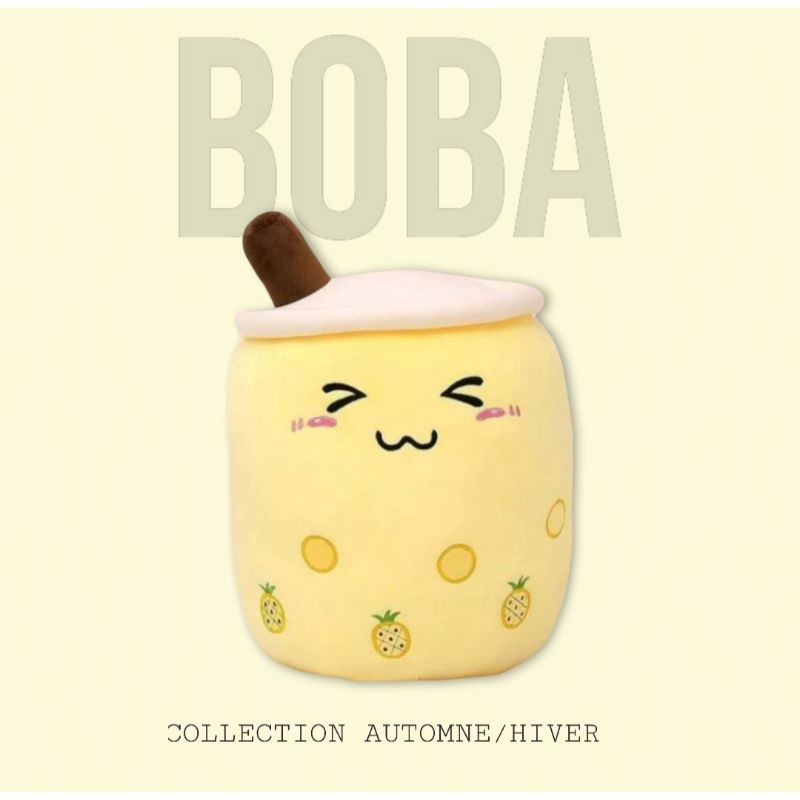 Boneka Boba Milk Tea Brown Sugar Cangkir Milk Tea Label SNI