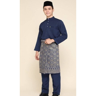 Baju Melayu teluk belanga Pria VL  kancing 5  termurah