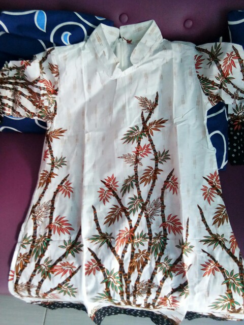 Atasan Batik Dolby Dolbi Dobby Doby Tenun Sutra Tulis Halus Katun Atbm Baron ,sarombit Atasan
