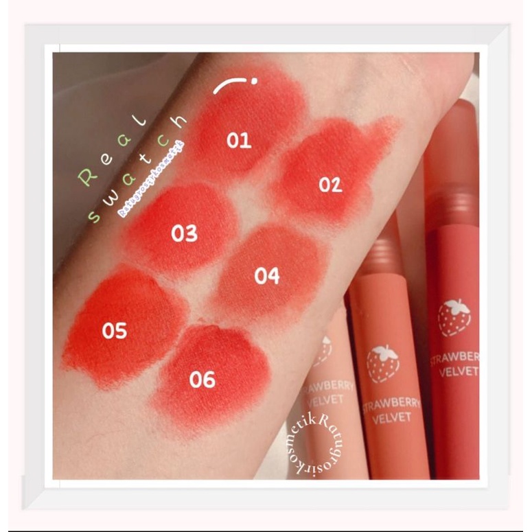 LIPGLOSS STRAWBERRY VELVET KISS BEAUTY MATTE NO. 70282-03