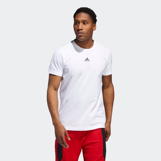 Adidas Men Wanted Verb Basketball Tee White Original