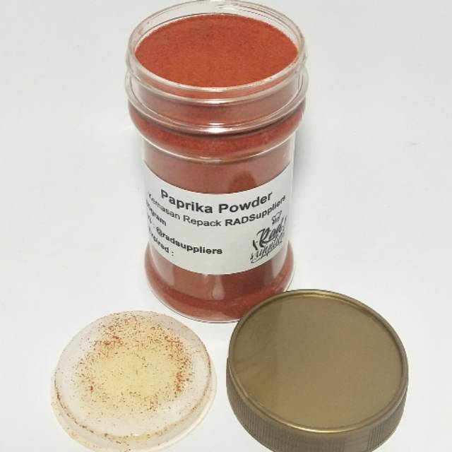 

Paprika Powder kemasan Botol 80gram, Best Spices!