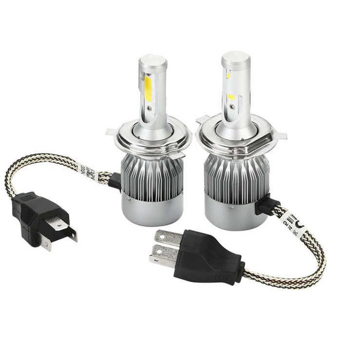 LED Headlight Lampu Utama Mobil COB C6 H4 36W - 3800Lm Hi/Lo 2 pcs