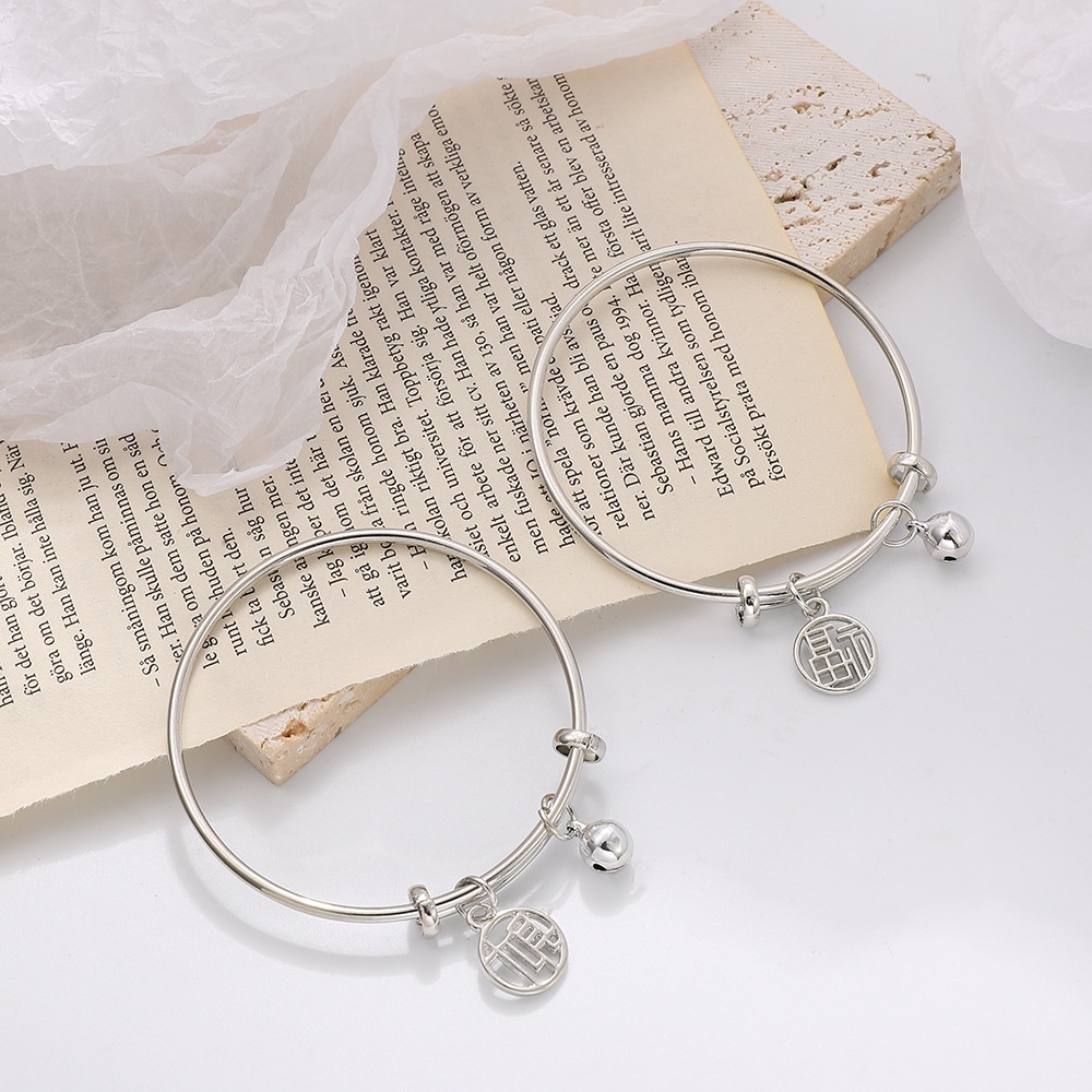 Uang Fashion Dan Gelang Berkah Gelang Perak Antik Untuk Wanita Hadiah Hari Valentine/Aksesoris Pesta