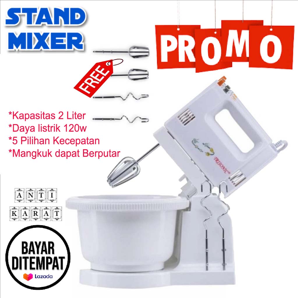 [COD] MIXER DUDUK Pengaduk Adonan - Alat Pengaduk Adonan Murah Berkualitas Stand Mixer Bowl - Hand Mixer Pengaduk 7 Kecepatan Otomatis - Kocokan Adonan Telur Otomatis Elektrik Serbaguna - pengocok telur otomatis