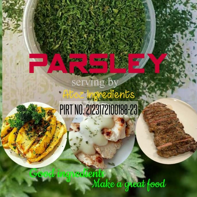 

Parsley Leaves Dried USA/Daun Parsley Kering USA 250 gram