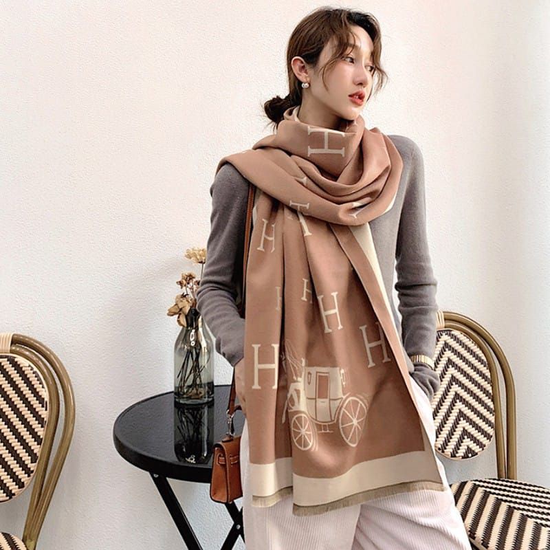 (COD) SYAL &amp; SCARF WINTER KASMIR TEBAL DAN HANGAT