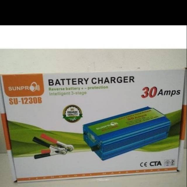 Bateray Battery Charger Sunpro SU-1230B/Casan aki/Pengisian daya aki