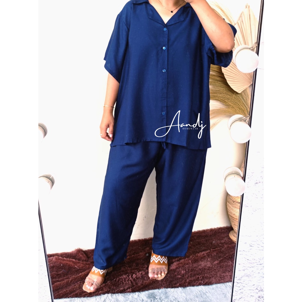 BABYDOLL RAYON LENGAN PENDEK / BAJU TIDUR / HOMEWEAR /  PIYAMA RAYON WANITA