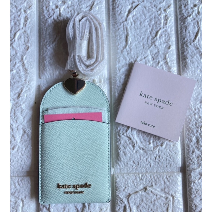 Kate Spade Spencer Crystal Blue Lanyard AUTHENTIC