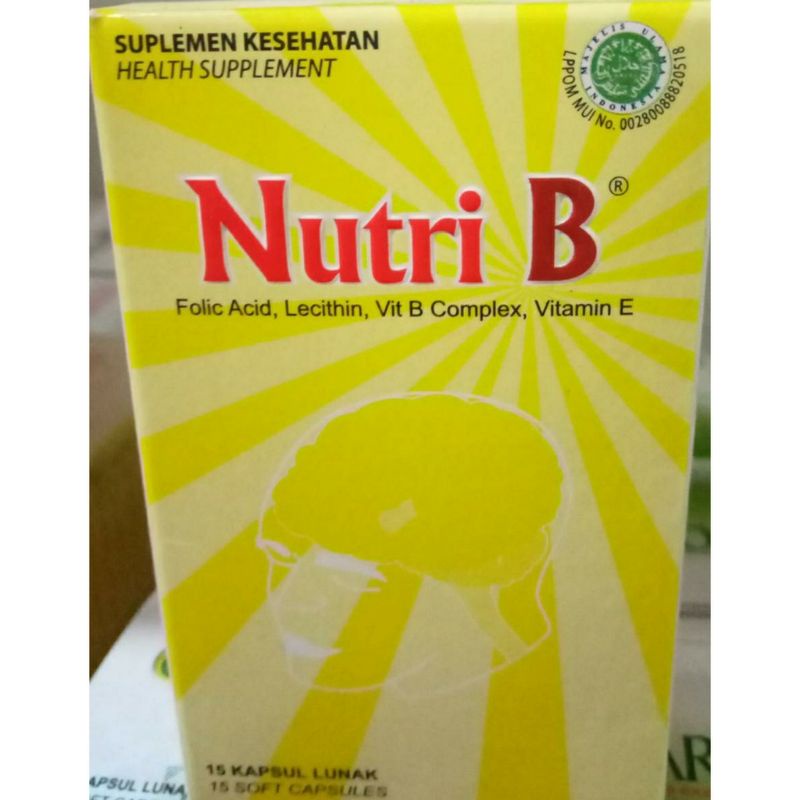 Jual NUTRI-B/15/suplemen Vitamin Dan Mineral | Shopee Indonesia