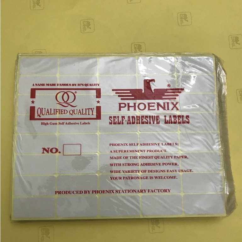 Jual Sticker Label Harga Kertas Self Adhesive Labels Phoenix Shopee Indonesia