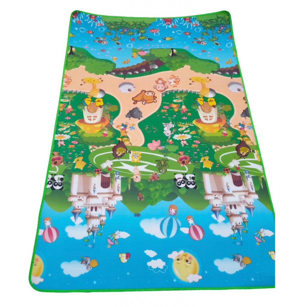 PLAYMAT BABY KARPET BAYI BALITA Alas Lantai Tikar Gulung Anak Anti Air MOTIF KARAKTER