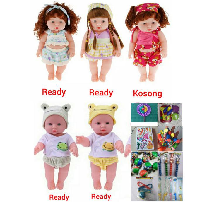 HARGA SPESIAL mainan edukasi boneka bayi cantik seperti hidup bahan silikon lembut - Hijau