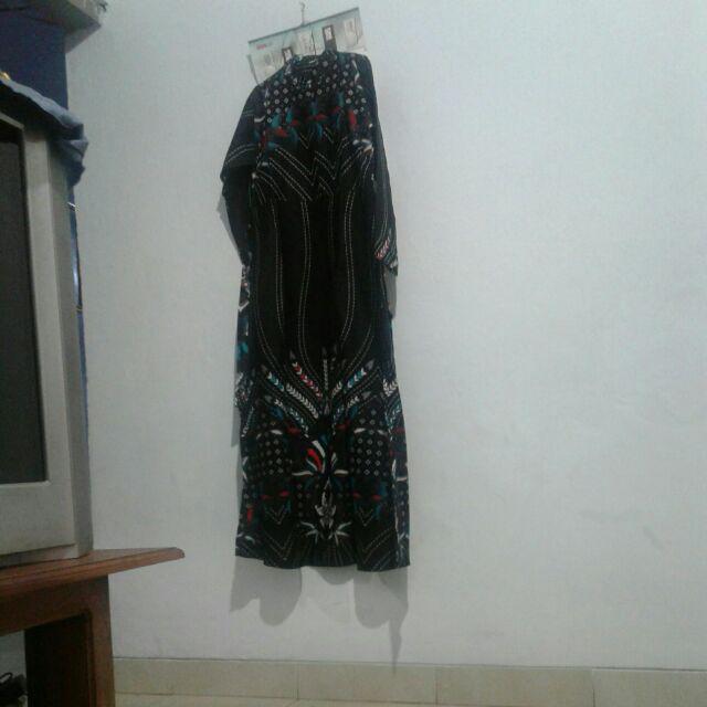 Batik Couple Keluarga Sania Ruffle Ori Ndoro Jowo Dnt Motif Pari Mataram