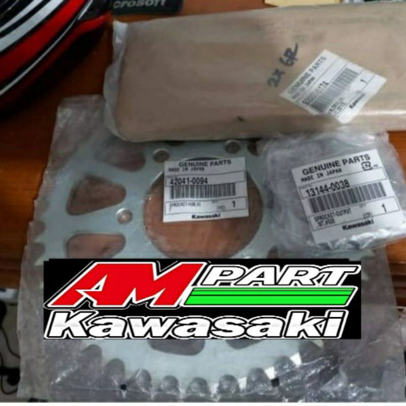 gear set gir set zx6r zx636 Original kawasaki Kawasaki Genuine Part