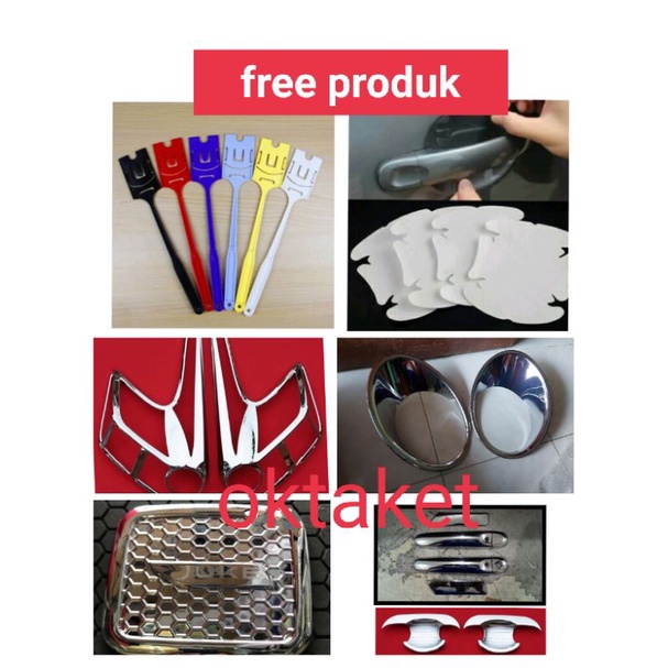 paket garnish outer handle tank cover Juke chrome paket lengkap