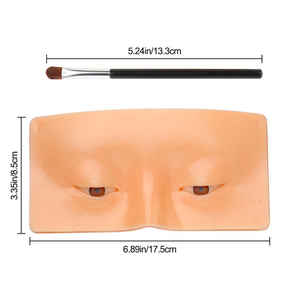 Wonder The Perfect Aid Silicone Untuk Wajah Eyes Lash View Eyelids Berlatih Makeup Papan Wajah