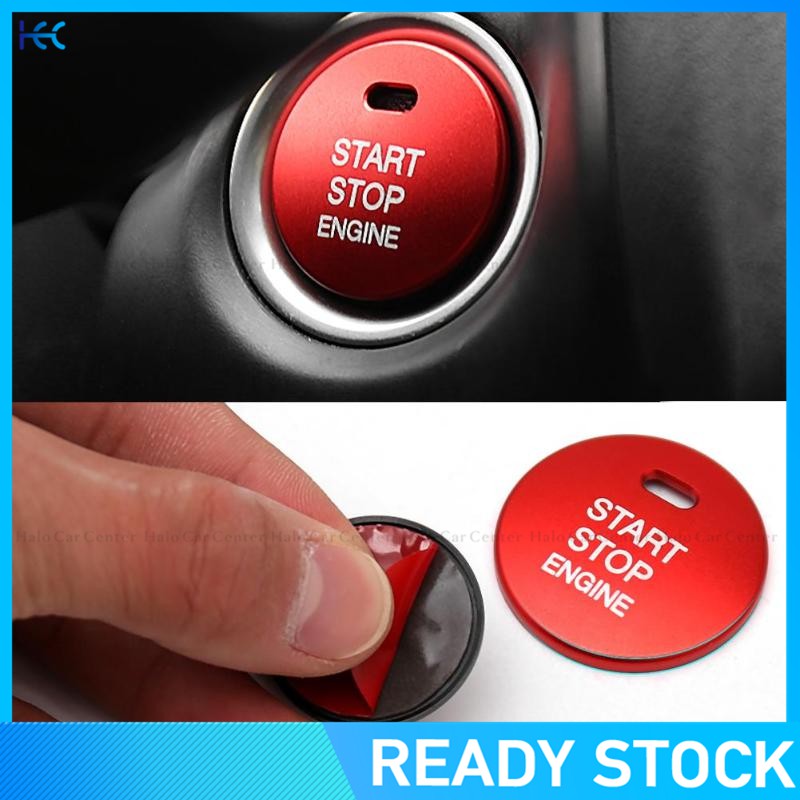 Car Engine Push Start Stop Engine Button Cover for Most car Perodua Mazda Toyota